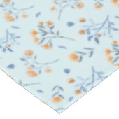 Nappe Motif Fleur sauvage Vintage bleu moderne (Angle)