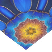 Nappe Motif Fleurs bleues Abstraites (Angle)