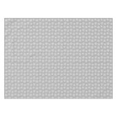 Nappe Motif flocon de neige blanc sur gris argent clair (Devant (Horizontal))