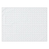 Nappe Motif flocon de neige bleu clair sur fond blanc (Devant (Horizontal))