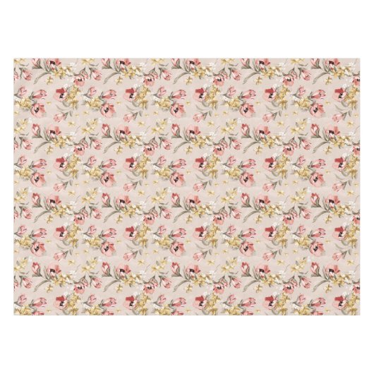 Nappe Motif floral 3 d'élégance abstraite (Devant (Horizontal))