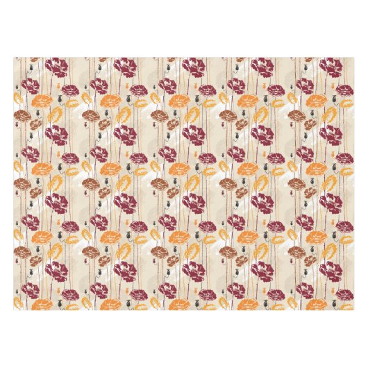 Nappe Motif floral 4 d'élégance abstraite (Devant (Horizontal))