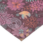 Nappe Motif floral abstrait avec des oiseaux (Angle)