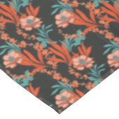 Nappe Motif floral abstrait d'orange (Angle)