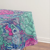 Nappe Motif floral coloré de griffonnage (In Situ)