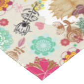 Nappe Motif floral dans le rétro style (Angle)