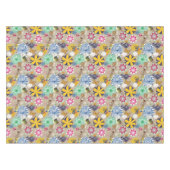 Nappe Motif floral dans le rétro style 3 (Devant (Horizontal))