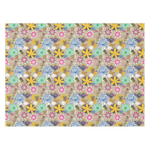 Nappe Motif floral dans le rétro style 3