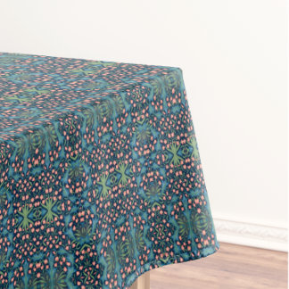 Nappe Motif floral de campanule de William Morris, bleu
