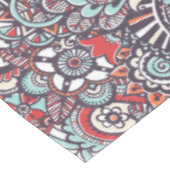 Nappe Motif floral de griffonnage de Paisley (Angle)