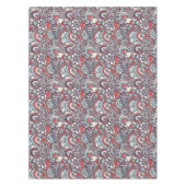 Nappe Motif floral de griffonnage de Paisley (Devant)