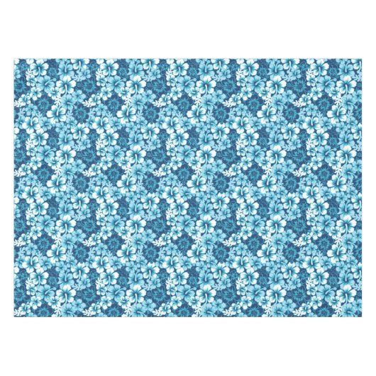 Nappe Motif floral de ketmie de surf (Devant (Horizontal))
