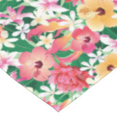 Nappe Motif floral de ketmie tropicale (Angle)