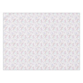 Nappe Motif floral de licorne d'aquarelle (Devant (Horizontal))