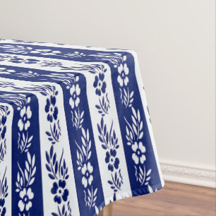 Nappe Motif floral de rayures