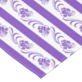 Nappe Motif floral de rayures (Angle)