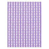 Nappe Motif floral de rayures (Devant)
