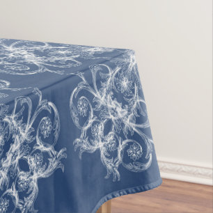 Nappe Motif floral de style baroque rétro