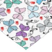 Nappe Motif floral de Valentine (Angle)