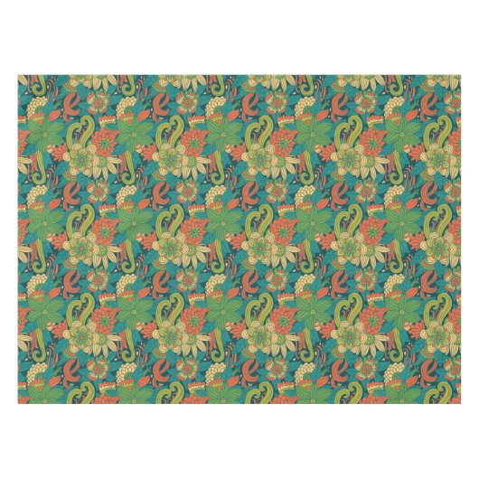 Nappe Motif floral d'été (Devant (Horizontal))