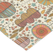 Nappe Motif floral d'été fait de feuille (Angle)