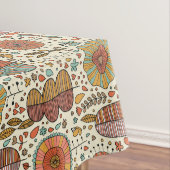 Nappe Motif floral d'été fait de feuille (In Situ)