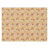 Nappe Motif floral élégant avec feuilles rouges et bleue (Devant (Horizontal))