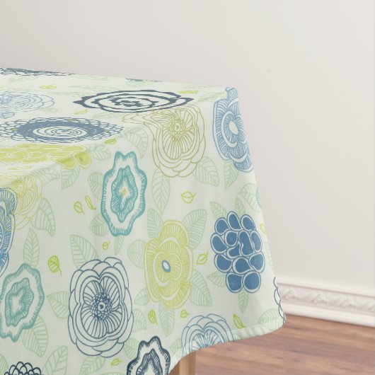 Nappe Motif floral élégant avec les fleurs mignonnes (In Situ)