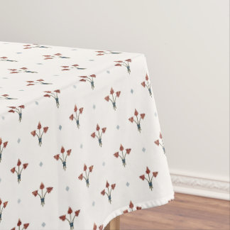 Nappe Motif floral et diamant impérial français vintage