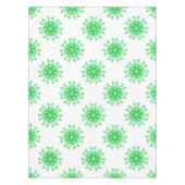 Nappe Motif floral frais vert (Devant)
