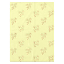 Motif floral jaune pastel vintage ensoleillé pour