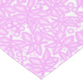 Nappe Motif floral rose, rétro, rose, blanc, épingle (Angle)