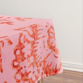 Nappe Motif floral rouge et rose (In Situ)