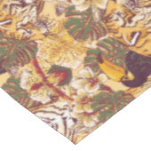 Nappe Motif floral tropical avec le tigre (Angle)