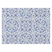 Nappe Motif floral turc bleu fait main antique de tuiles (Devant (Horizontal))