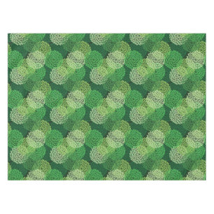 Nappe Motif floral vert