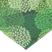 Nappe Motif floral vert (Angle)