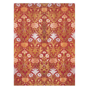 Nappe Motif floral vintage de rose et de lys de William