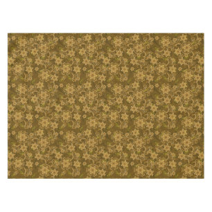 Nappe Motif floral vintage d'or
