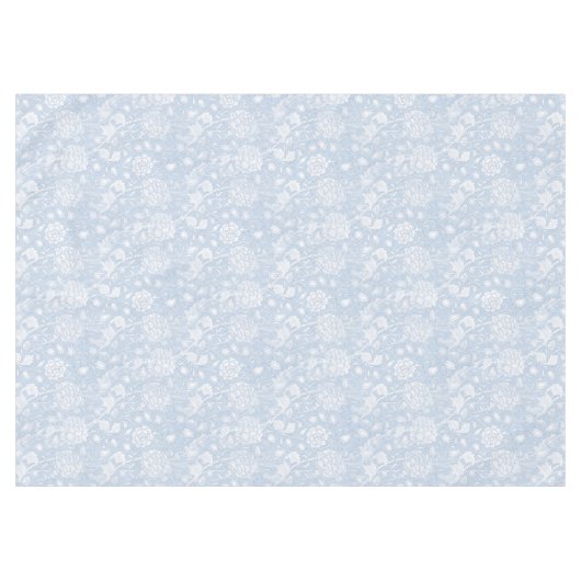 Nappe Motif Floral William Morris en bleu (Devant (Horizontal))