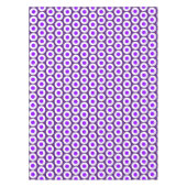 Nappe Motif géométrique à deux tons violet rétro amusant (Devant)