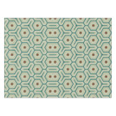 Nappe Motif géométrique à hexagones entrelacés (Devant (Horizontal))