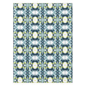 Nappe Motif géométrique Abstrait en marine, Turquoise et (Devant)
