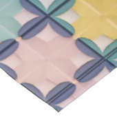 Nappe Motif géométrique aux couleurs vives (Angle)