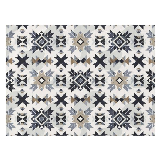 Nappe Motif géométrique Aztec (Devant (Horizontal))