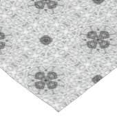 Nappe Motif géométrique blanc et noir (Angle)