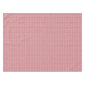 Nappe Motif géométrique corail rétro losanges (Devant (Horizontal))