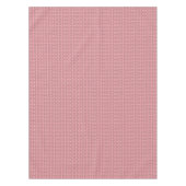 Nappe Motif géométrique corail rétro losanges (Devant)