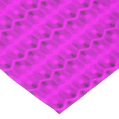 Nappe motif géométrique couleur fuchsia (Angle)