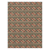 Nappe Motif géométrique couleur vintage (Devant)